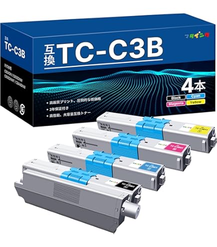 Amazon.co.jp: TC-C3B 互換トナーカートリッジ OKI用 C844dnw C835dnwt