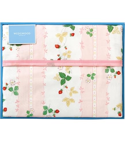 Amazon.co.jp: ウェッジウッド タオルケット 2枚 ワイルドストロベリー