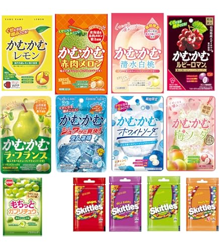 Amazon.co.jp: かむかむ かむかむシュワッと爽快ラムネ 30g×10個