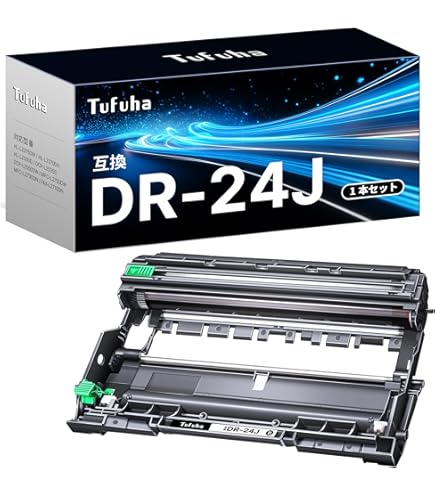 Amazon.co.jp: DR-24J 互換ドラムユニット ブラザー 用 24J 黒2本
