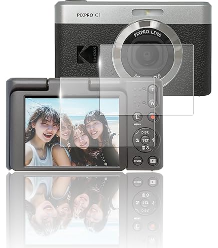 Amazon | 【1枚】KODAK Pixpro C1 カメラ レンズ 保護フィルム [HVUYAL