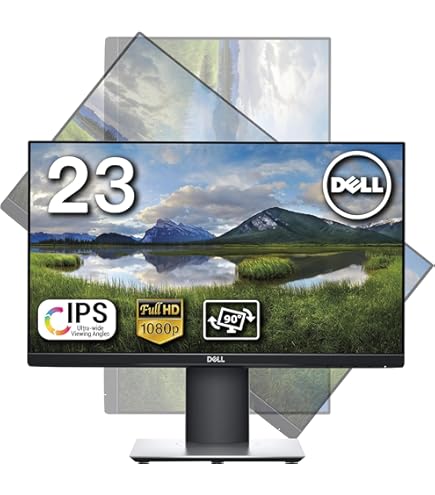 Amazon.co.jp: 【整備済み品】Dell ディスプレイ 液晶モニター 23