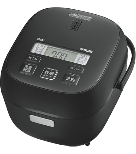 Amazon | シャープ KS-CF05D-B(ブラック系) ジャー炊飯器 3合炊き
