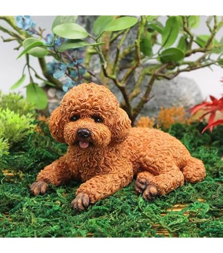 Amazon.co.jp: ノーブルプードル プードル トイプードル 置物 犬 イヌ