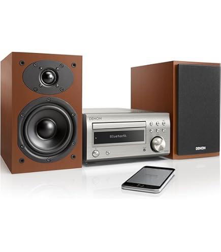 Amazon.co.jp: Denon CDミニコンポ プレミアムシルバー/ブラック [RCD