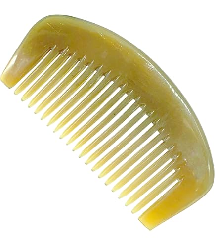 Amazon | 天然バッファローホーンコーム、ヘアコーム、帯電防止