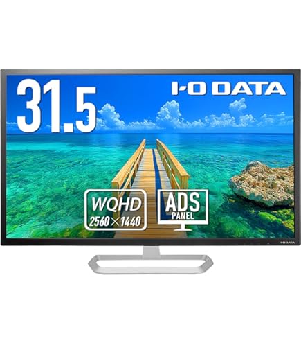 Amazon.co.jp: IODATA I-O Data Monitor 31.5-inch WQHD ADS Panel Non