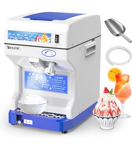 Amazon.co.jp: 氷砕機 電動式アイスクラッシャー アイスワン