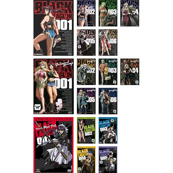 Amazon.co.jp: ブラックラグーン 1期+2期 コンプリート DVD-BOX （全24