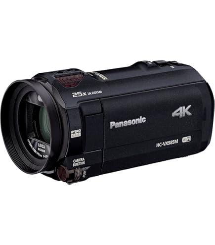 Amazon | パナソニック 4K ビデオカメラ VZX2M 64GB 光学24倍ズーム