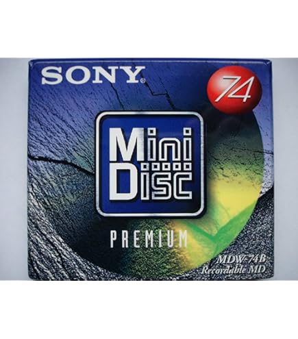 Amazon | ソニー ミニディスク (80分、1枚パック) MDW80T | Sony | MD