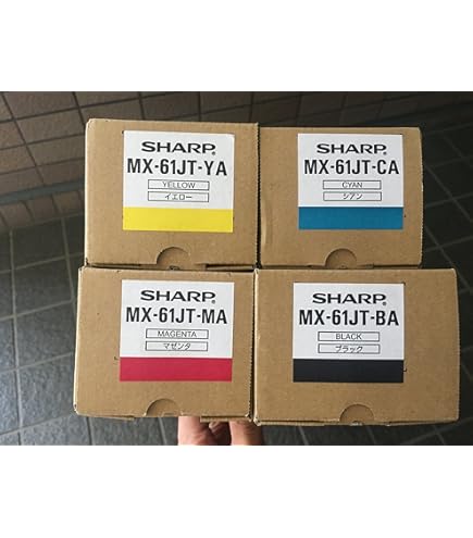 Amazon.co.jp: SHARP 国内純正 トナーカートリッジ MX-61JTCA シアン