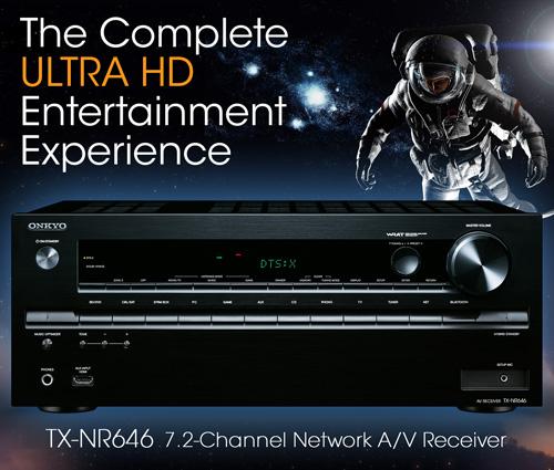 Onkyo TX-NR646 7.2-Channel Receiver (Certified Refurbished