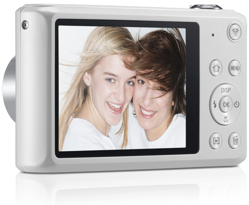 デジタルカメラ 自撮り液晶 サムスン DV150F ホワイト Amazon.com