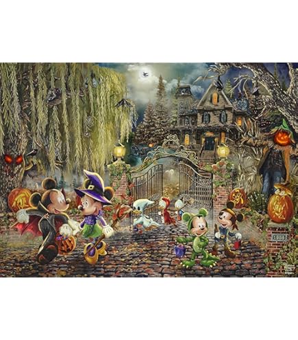 Amazon.com: Haunted Mansion 50th Anniversary Puzzle : Toys & Games