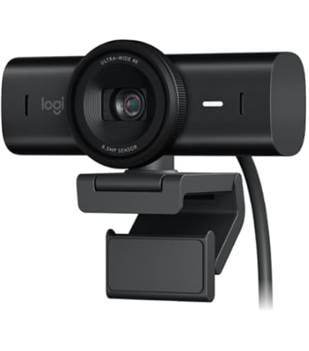 Amazon.com: Logitech The Master MX Brio Webcam Black - 3840 x 2160