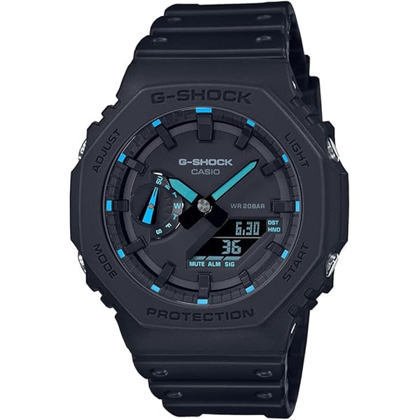 Amazon.com: G-Shock GA-2100-1A1 Black One Size : Clothing, Shoes