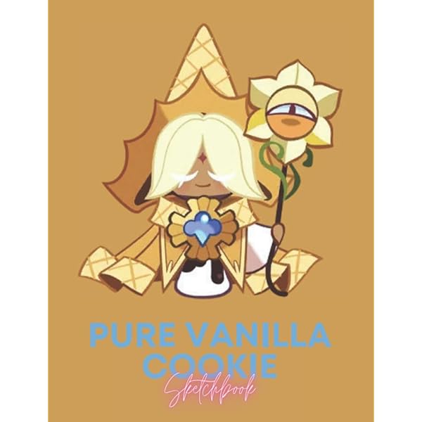 Pure Vanilla Cookie Sketchbook: Cookie Run Kingdom Sketch Book