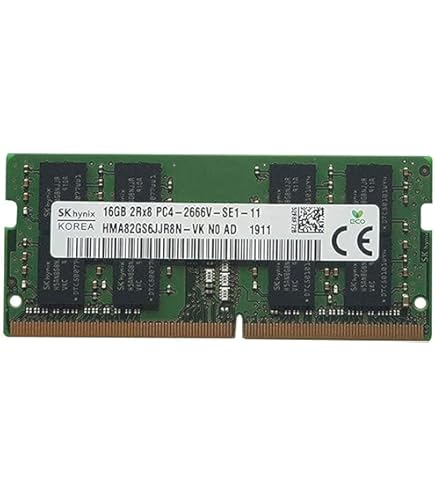 SK HYNIX 16GB 2RX8 DDR4 SO-DIMM PC4-21300 2666MHZ Memory Module