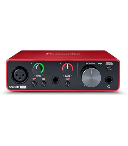 Amazon.com: AudioDeluxe Focusrite Scarlett 2i2 (4th Gen) USB Audio