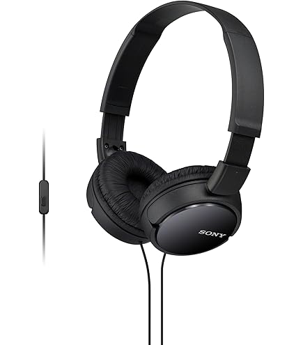 Amazon.com: Sony Foldable Headphones with Smartphone Mic and