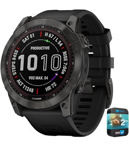 Amazon.com: Garmin fēnix 7X Pro Sapphire Solar, Multisport GPS
