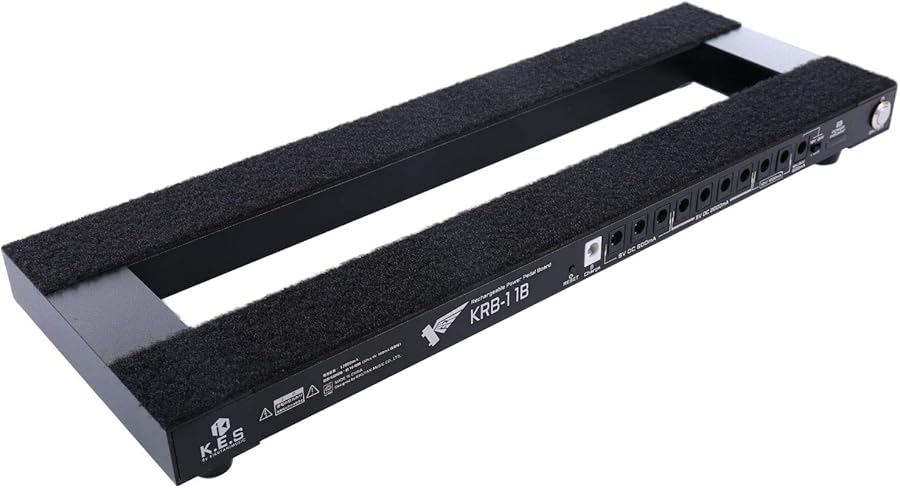 K.E.S KRB-11B - 電源無しでもOK！充電式パワーサプライ内蔵エフェクト