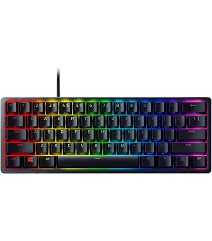 Amazon.com: Razer Huntsman Mini 60% Gaming Keyboard: Clicky