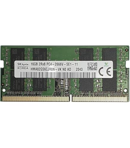 SK HYNIX 16GB 2RX8 DDR4 SO-DIMM PC4-21300 2666MHZ Memory Module