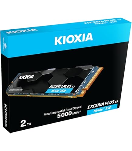 Amazon.com: KIOXIA EXCERIA PLUS G3 SSD 1TB - M.2 2280 PCIe Gen4