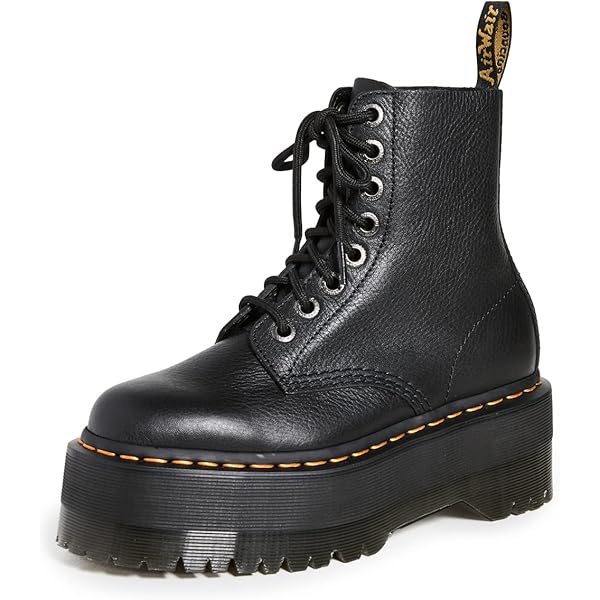 Amazon.com | Dr. Martens Women's Sinclair Max Boot, Black Pisa, 5