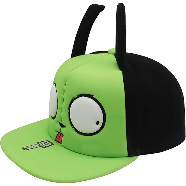 Amazon.com: Invader Cosplay Zim Hat Costume Cap Green : Clothing