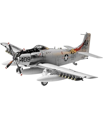 Amazon.com: Tamiya 61073 1/48 Douglas A-1J Skyraider USAF Plastic