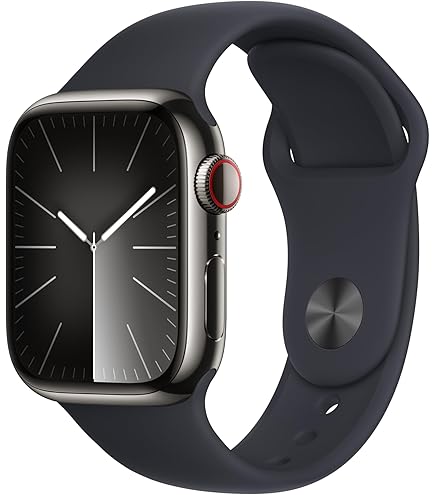Amazon.com: Apple Watch Series 9 [GPS + Cellular, 45mm] - Graphite