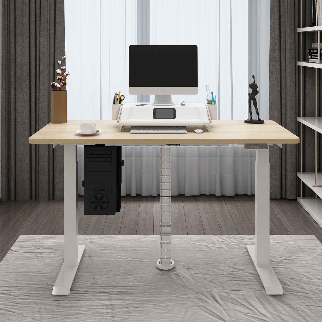 FlexiSpot（フレキシスポット）の電動式スタンディングデスクEJ2