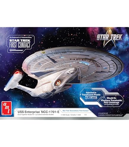 Amazon.com: AMT Star Trek U.S.S. Enterprise NCC-1701-C 1:1400