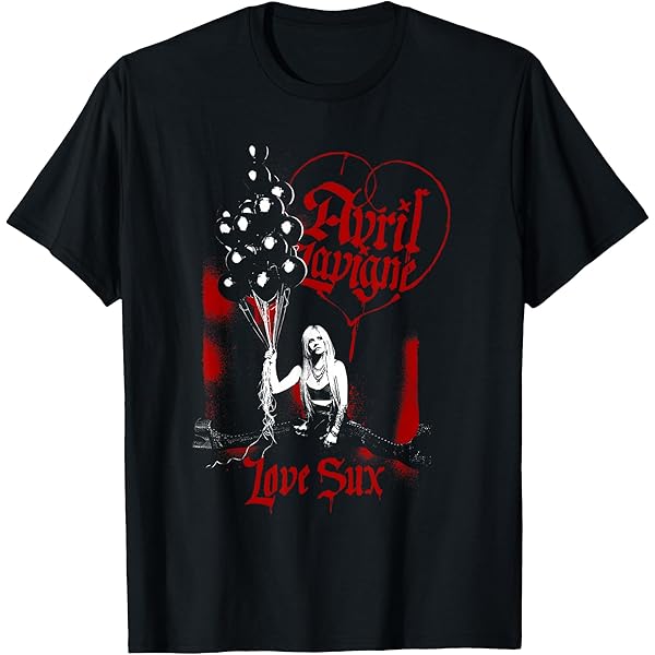Amazon.com: Official Avril Lavigne Let Go Spraypaint T-Shirt