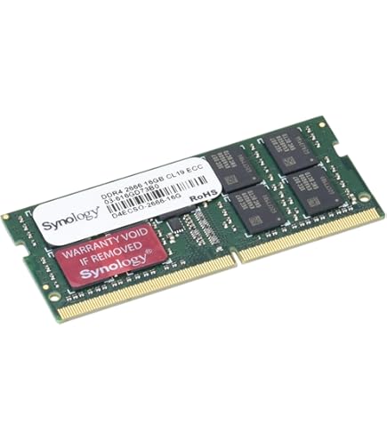 Synology SODIMM ECC RAM DDR4 8GB (D4ES02-8G) at Amazon.com