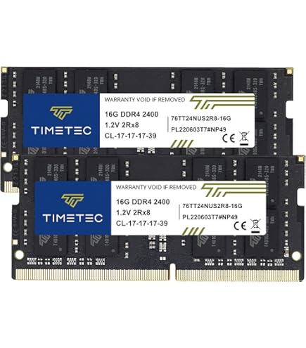 Crucial 32GB Kit (16GBx2), 260-pin SODIMM, DDR4 PC4-19200, at