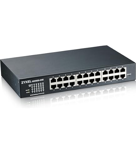 Amazon.com: Zyxel 24-Port PoE Gigabit Switch | Smart-Managed | 12x