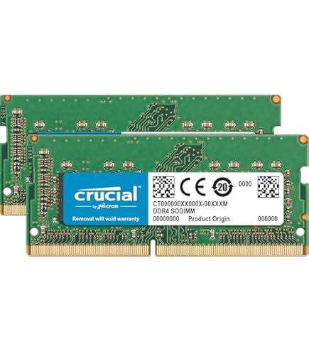 Crucial Memory Bundle with 32GB (2x16GB) DDR4 PC4-21300 2666MHz DR