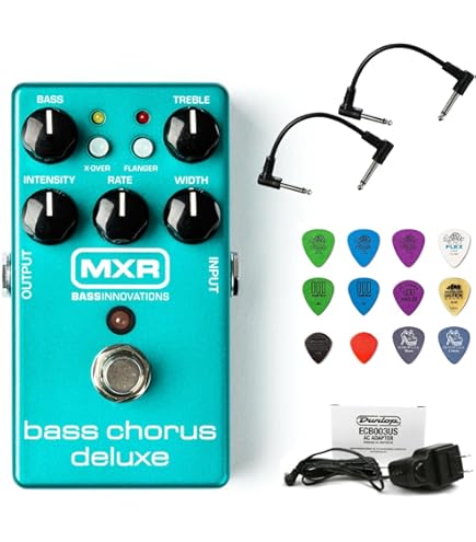 Amazon.com: MXR M83 Bass Chorus Deluxe Pedal w/ 9V Power Supply