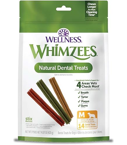 WHIMZEES WHZ582 Natural Grain Free Dental Dog Treats, Variety Pack