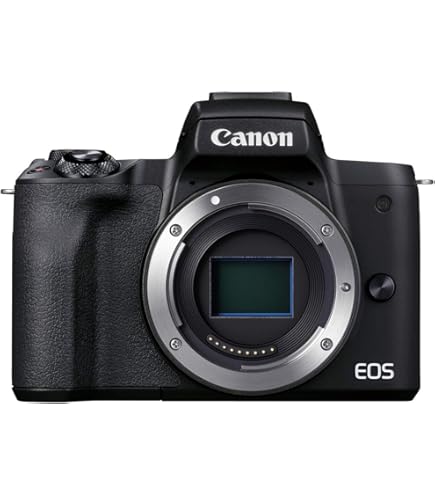 Amazon.com : Canon EOS M50 Mark II + EF-M 15-45mm is STM Kit Black