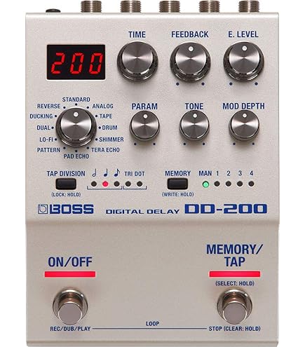 Amazon.com: Boss DD-20 Giga Delay Guitar Pedal : Musical Instruments