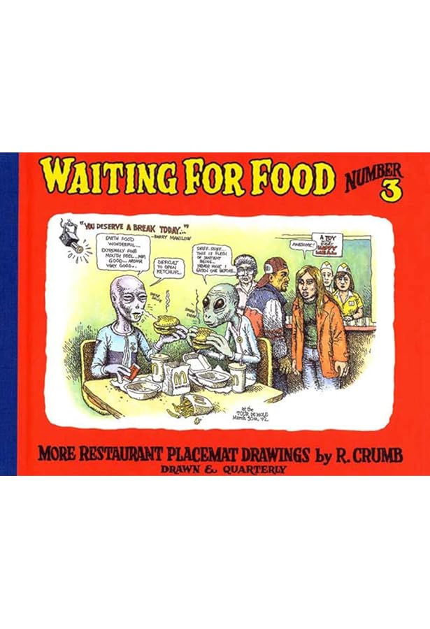 Waiting for Food: Restaurant Placemat Drawings: Robert Crumb, R