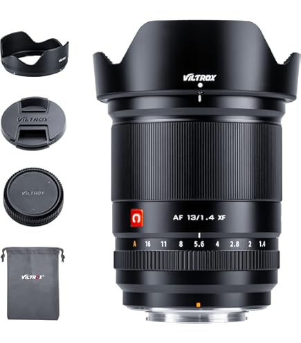 Amazon.com : VILTROX AF 13mm F1.4 APS-C Lens for Fuji X-Mount