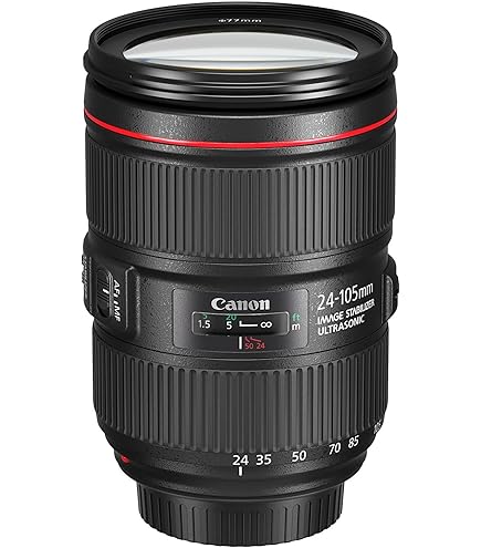 Amazon.com : Canon EF 24–105mm f/4L is II USM Lens, Black