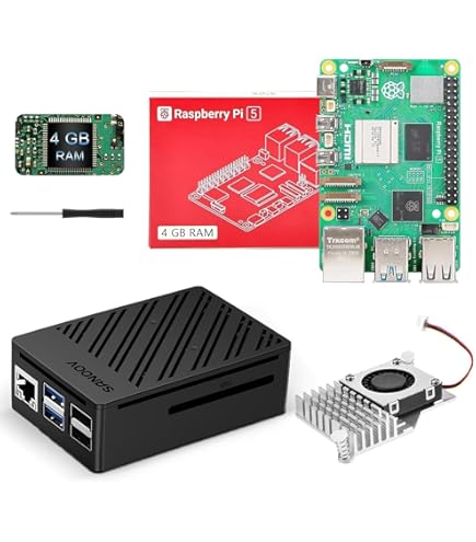 Amazon.com: RasTech Raspberry Pi 5 Kit 8GB RAM with Pi 5 Case