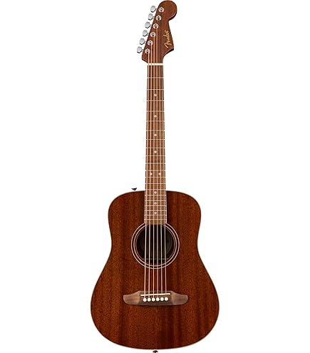 Amazon.com: Fender Redondo Mini Acoustic Guitar, with 2-Year